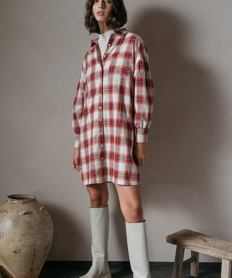 Robe Dorota - Rouge - Grace&Mila