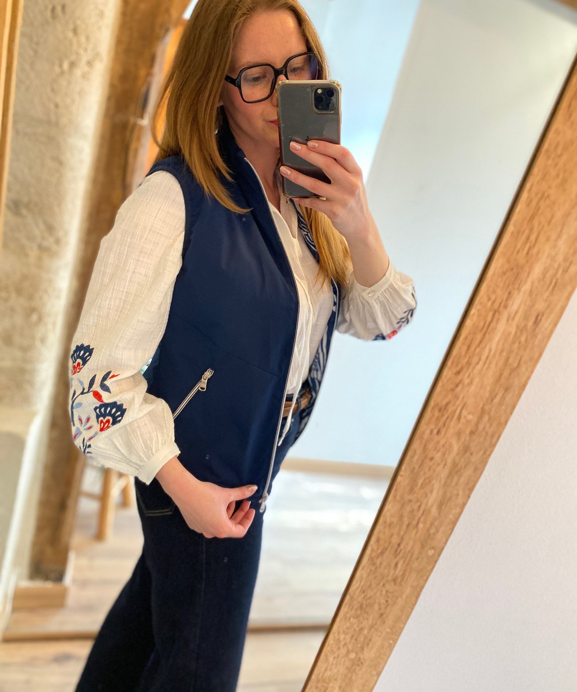 Doudoune légère sans manche femme Yorpa - Bleu marine - Sun Valley femme