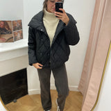 Doudoune col montant femme Vibumble - Noire - VILA