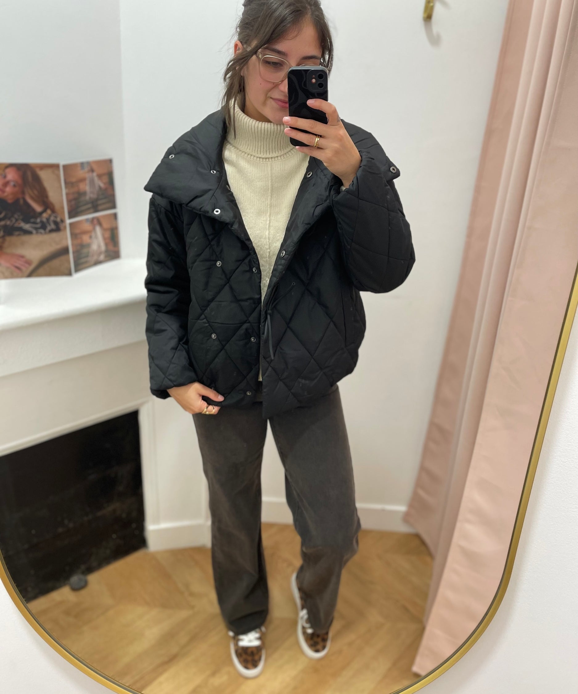 Doudoune col montant femme Vibumble - Noire - VILA