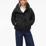 Doudoune col montant femme Vibumble - Noire - VILA