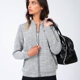 Veste teddy Doyas - Noir gris - Sun Valley femme