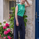Pantalon de tailleur Katnis - Marine - LA PETITE ÉTOILE