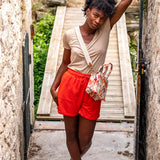 Short en molleton - Pop Abricot - I.Code