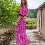 Robe portefeuille Channa - Magenta - FABIENNE CHAPOT