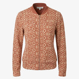 Bombers imprimé Yann - Argile rouge - SUN VALLEY FEMME