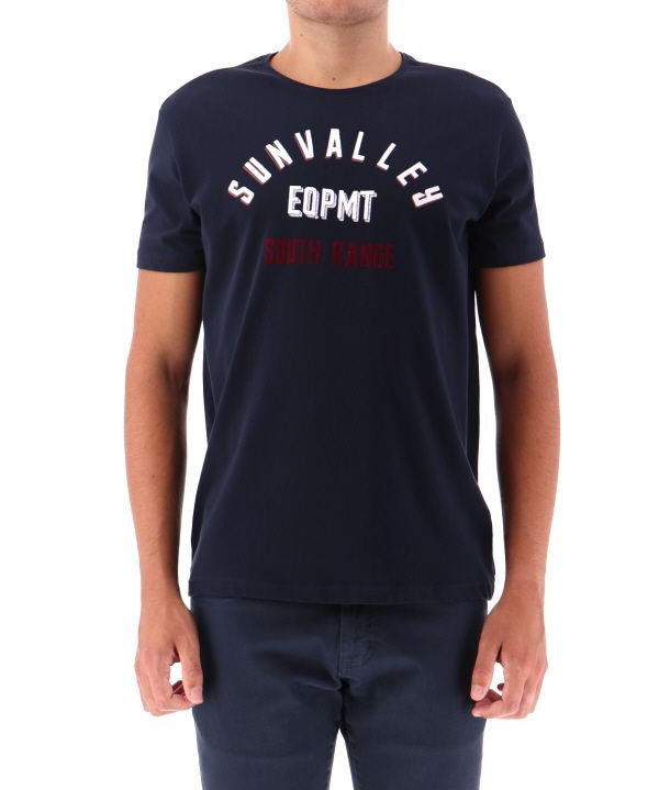 Tee-shirt CLOVEN - Marine - Sun valley homme