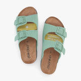 Sandales plates Fiona - Vert menthe - ARMISTICE