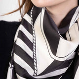 Foulard carre soie 70*70cm - LORA