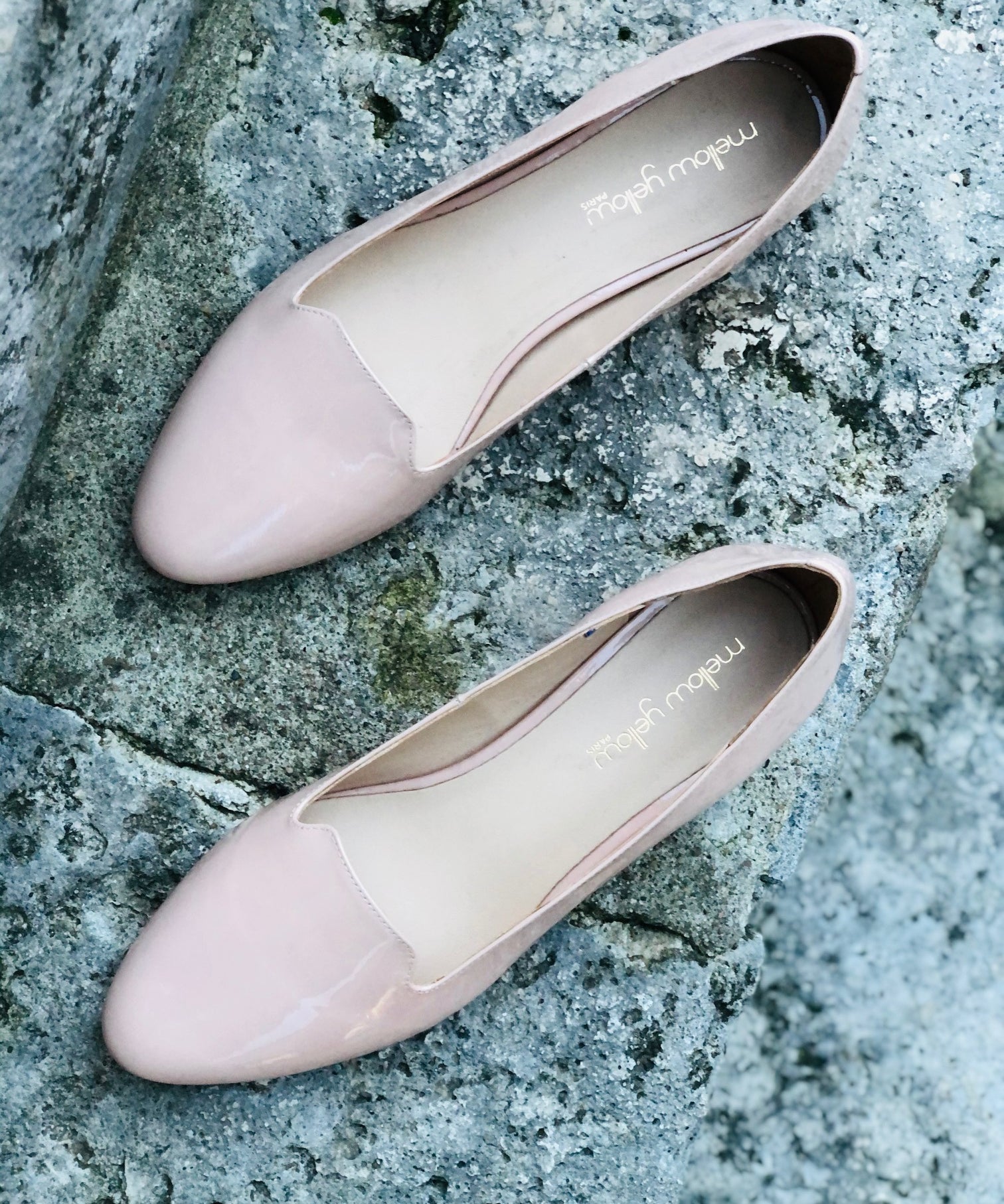 Ballerine vernis - beige - Mellow Yellow