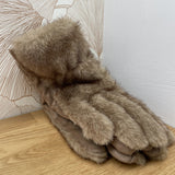Gants femme doublés effet fourrure – LORA