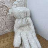 Gants femme doublés effet fourrure – LORA