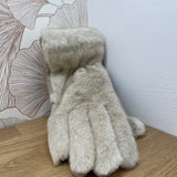 Gants femme doublés effet fourrure – LORA