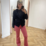 Gilet en crochet - Noir - LOLA ESPELETA