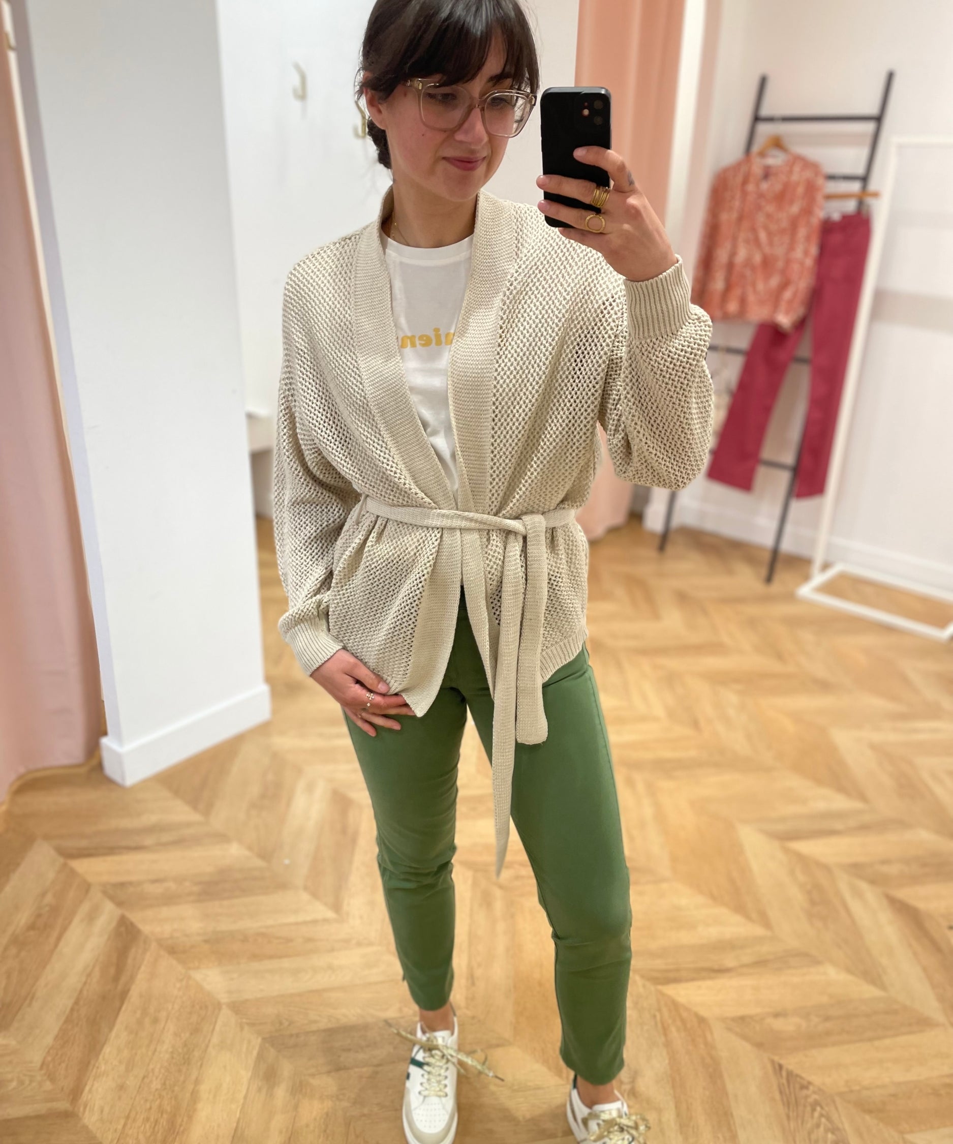 Gilet en crochet - Ficelle - LOLA ESPELETA