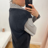 Gilet sans manche ample GI680 - Noir - LOLA ESPELETA