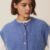 Gilet Alibaba sans manches - Ciel - DES PETITS HAUTS