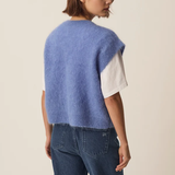 Gilet Alibaba sans manches - Ciel - DES PETITS HAUTS