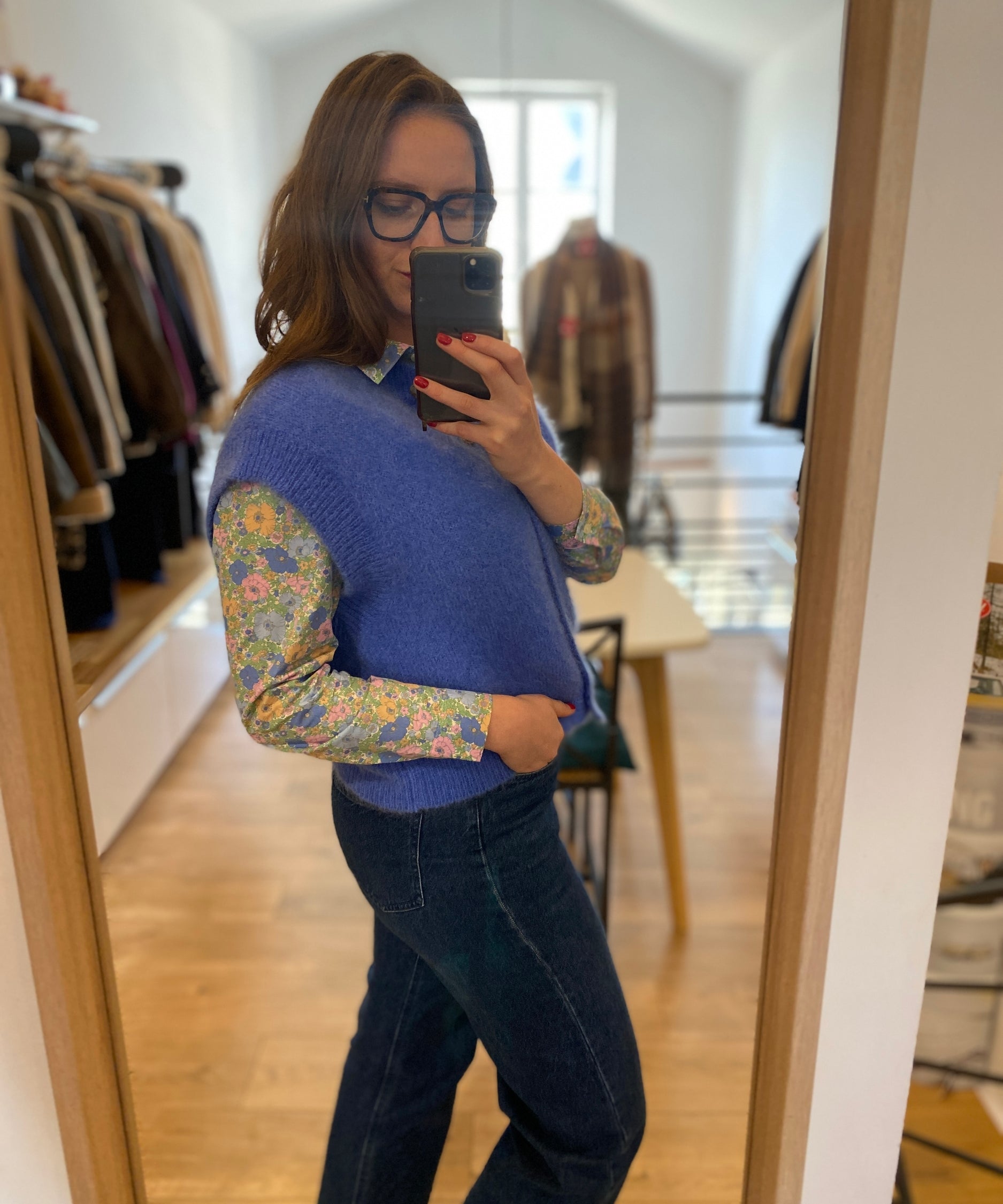 Gilet Alibaba sans manches - Ciel - DES PETITS HAUTS