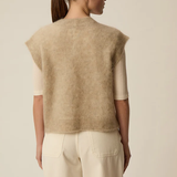 Gilet Alibaba sans manches - Latte - DES PETITS HAUTS