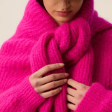 Gilet Alma boutonné - Fuchsia - DES PETITS HAUTS