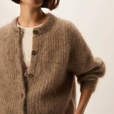 Gilet Alma boutonné - Latte - DES PETITS HAUTS