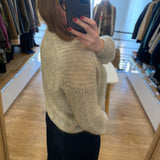 Gilet Alma boutonné - Latte - DES PETITS HAUTS