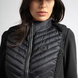 Gilet Drayden sans manche bi-matière - Noir - Sun Valley femme