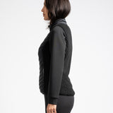 Gilet Drayden sans manche bi-matière - Noir - Sun Valley femme