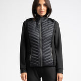 Gilet Drayden sans manche bi-matière - Noir - Sun Valley femme