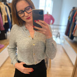 Cardigan Charlotta - Gris - FABIENNE CHAPOT
