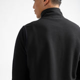 Gilet Lenzo molleton fantaisie - Noir - Sun Valley homme