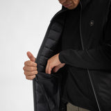 Gilet Lenzo molleton fantaisie - Noir - Sun Valley homme