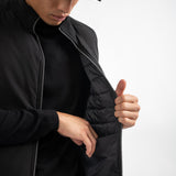Gilet Lenzo molleton fantaisie - Noir - Sun Valley homme