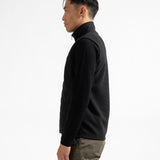 Gilet Lenzo molleton fantaisie - Noir - Sun Valley homme