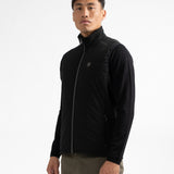 Gilet Lenzo molleton fantaisie - Noir - Sun Valley homme