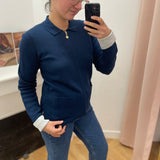 Gilet Manches Longues Piaragil - Marine - TBS Femme