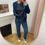 Gilet Manches Longues Piaragil - Marine - TBS Femme