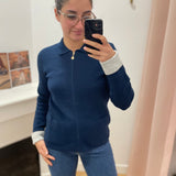 Gilet Manches Longues Piaragil - Marine - TBS Femme