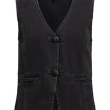 Gilet sans manches en denim - Black Denim - OBJECT