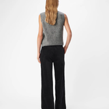 Gilet sans manches en tricot Diana - Gris - OBJECT