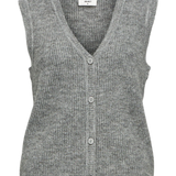 Gilet sans manches en tricot Diana - Gris - OBJECT