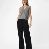 Gilet sans manches en tricot Diana - Gris - OBJECT