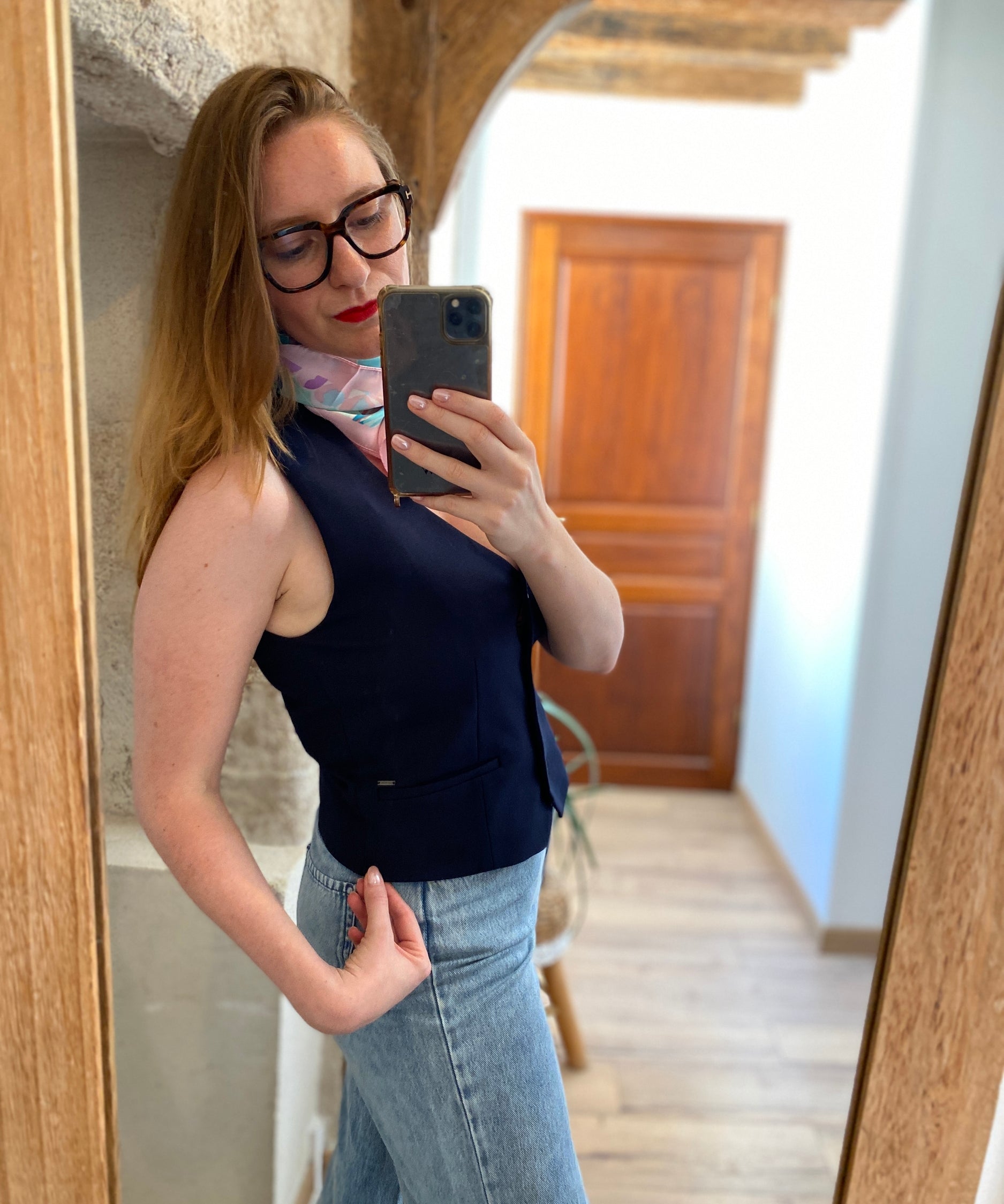 Gilet sans manches Milano - Marine - IKKS WOMEN