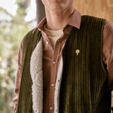 Gilet sans manches réversible Esterel - Kaki - FAGUO HOMME