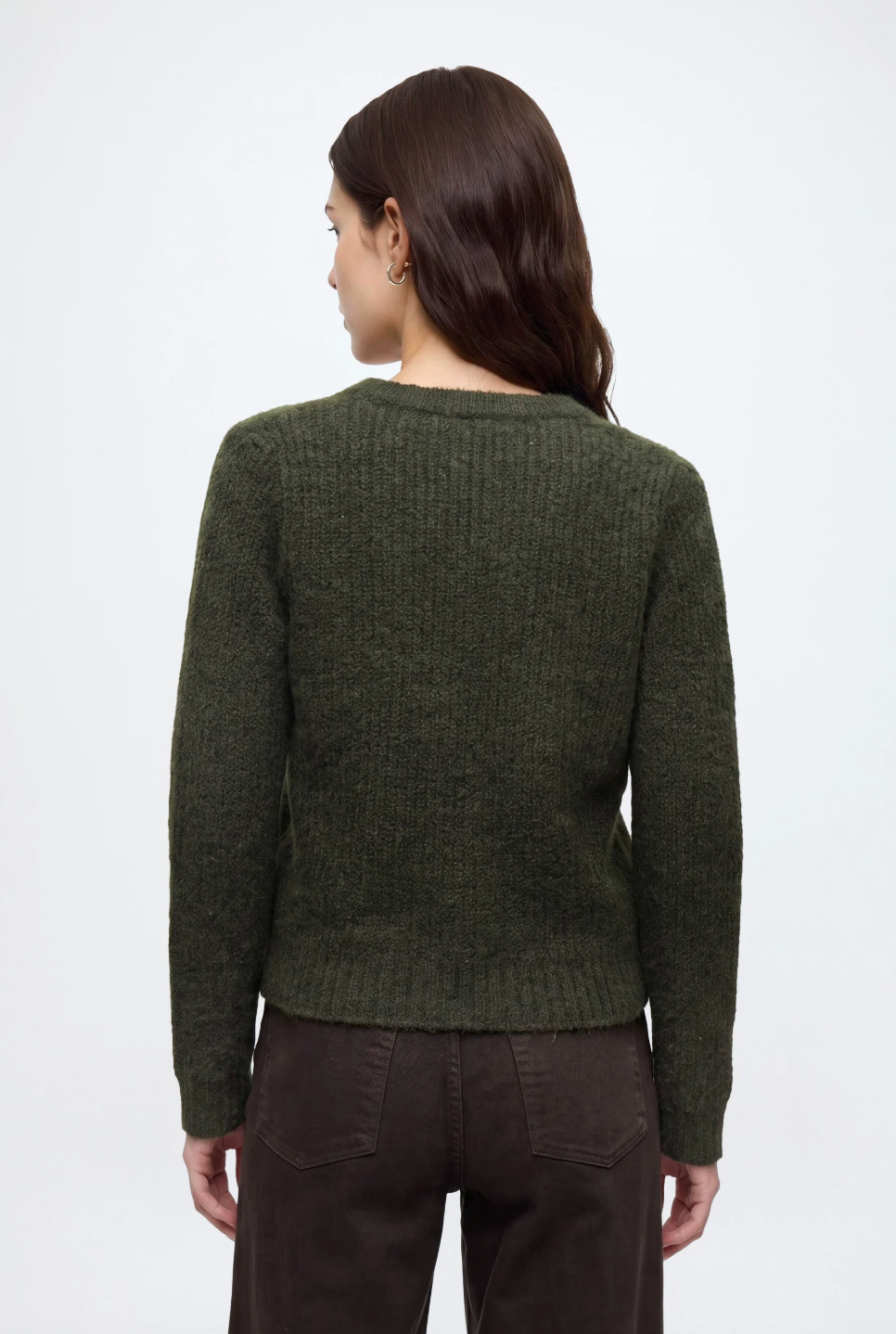 Gilet VINORGA VILA Forest Night – porté de dos