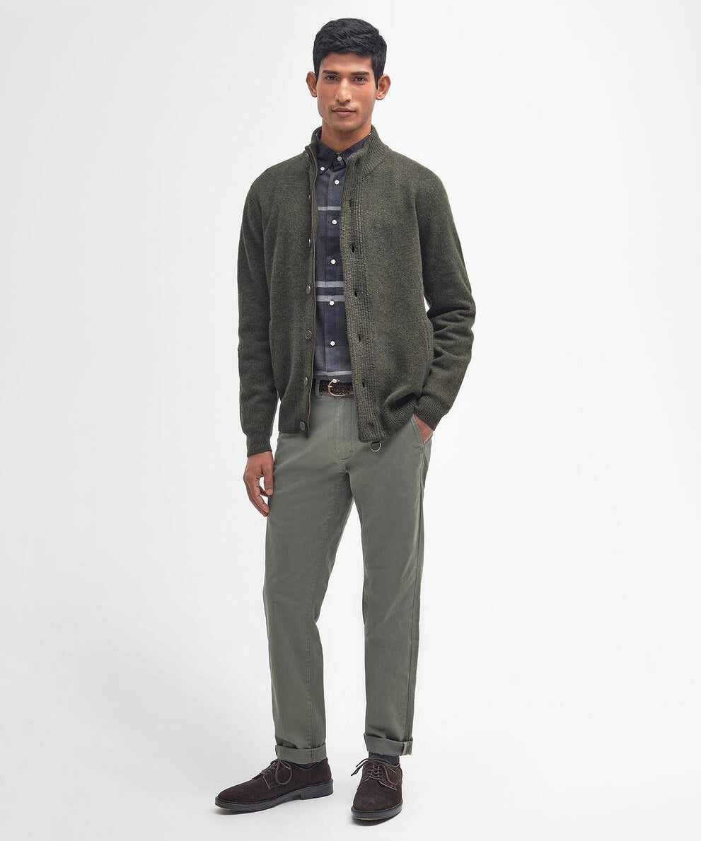 Gros pull tricoté Alcantara - Algues - BARBOUR HOMME
