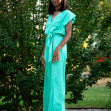 Combipantalon satinée Taylor - Verte - SUNCOO