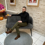 Pull col roulé - noir - SUN VALLEY HOMME