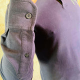 Polo à manches longue Hackett London col velours